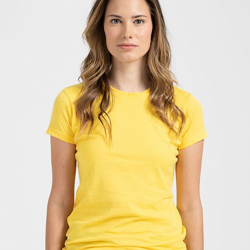 Women's Fine Jersey Slim Fit T-Shirt Thumbnail