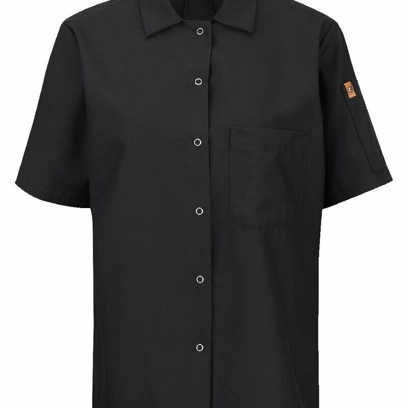 Women's Mimix™ Short Sleeve Cook Shirt with OilBlok Thumbnail