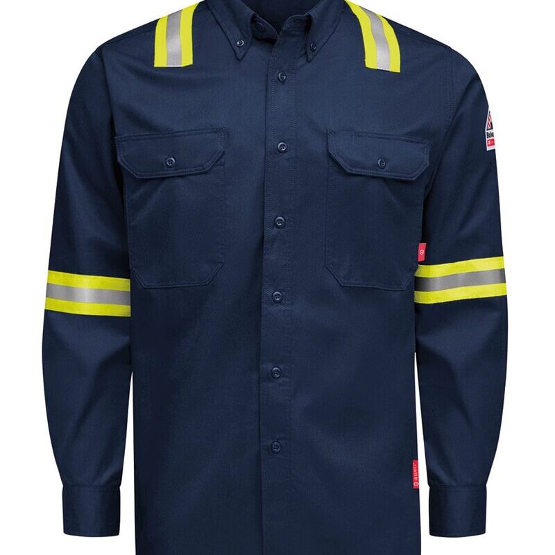 Men's Nomex® Comfort Enhanced-Vis Woven Long Sleeve Shirt Thumbnail