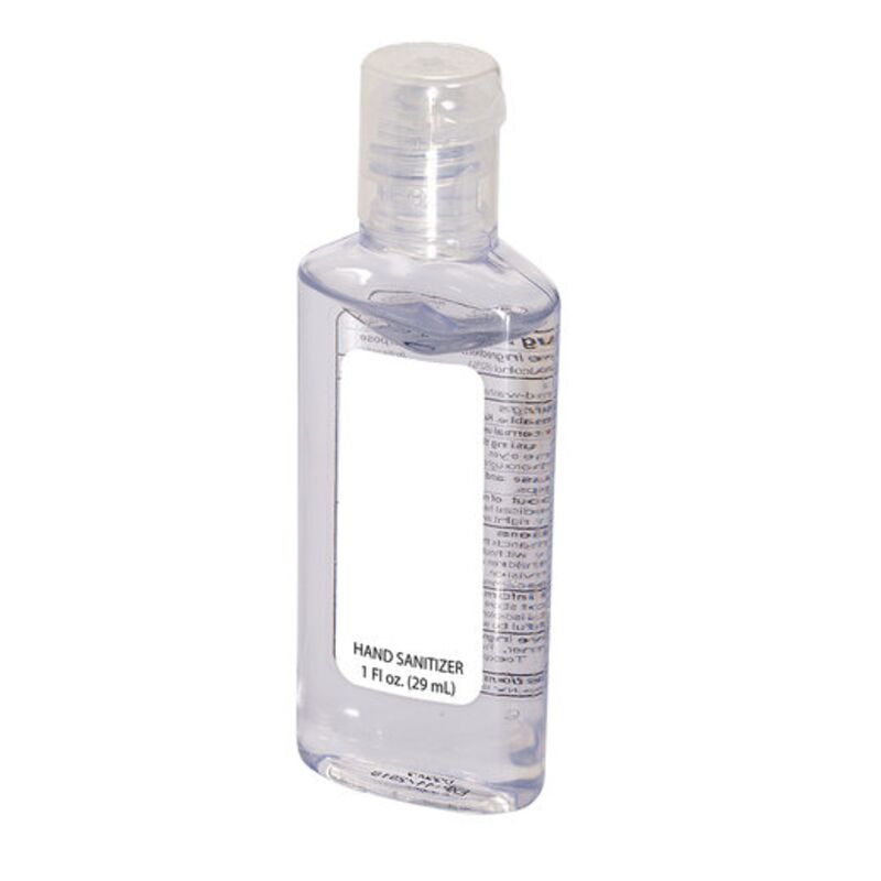 Hand Sanitizer In Oval Bottle 1oz Thumbnail