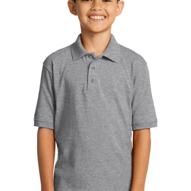 Youth Core Blend Jersey Knit Polo Thumbnail