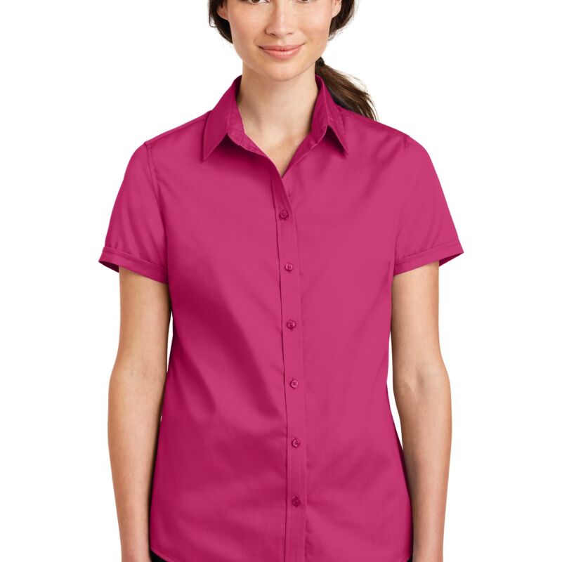 Women's Short Sleeve SuperPro Twill Shirt Thumbnail