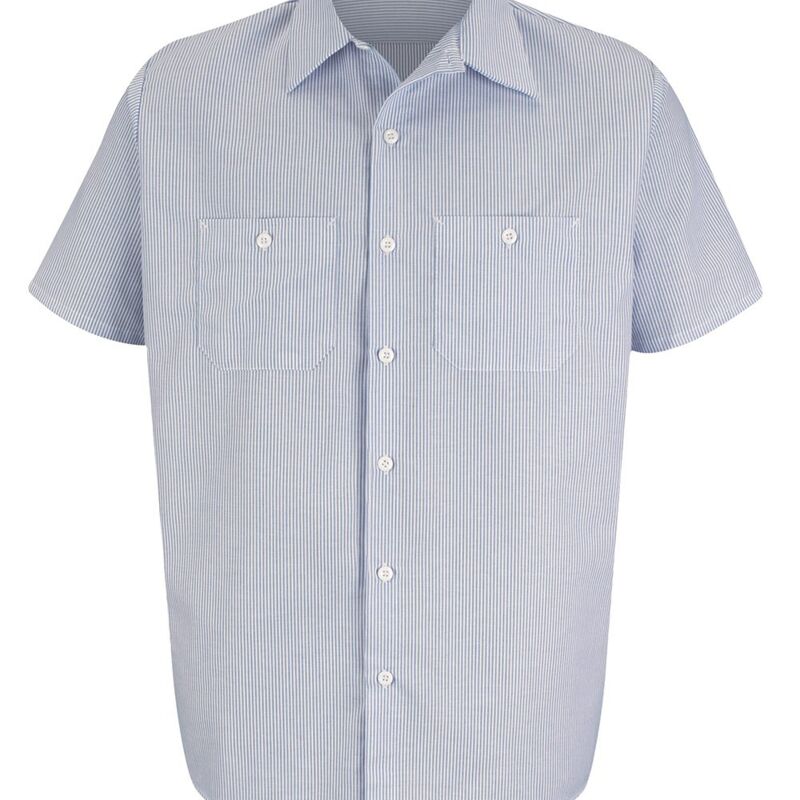 Men's Industrial Stripe Work Shirt Thumbnail