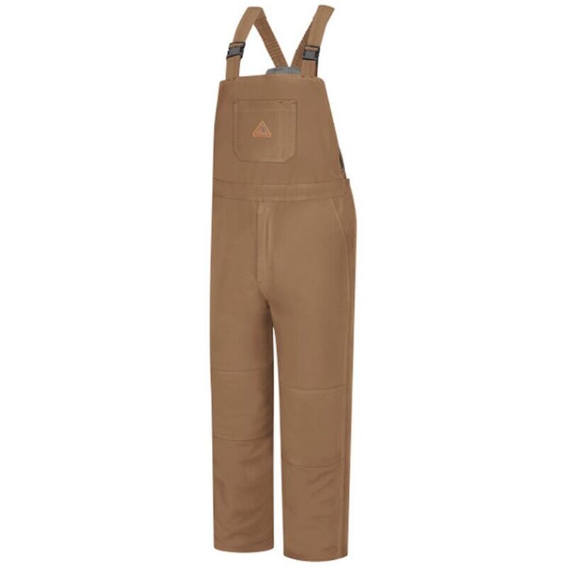 Brown Duck Deluxe Insulated Bib Overall - EXCEL FR® ComforTouch Tall Sizes Thumbnail
