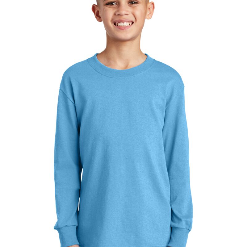 Youth 5.4oz Cotton Long Sleeve T-Shirt Thumbnail